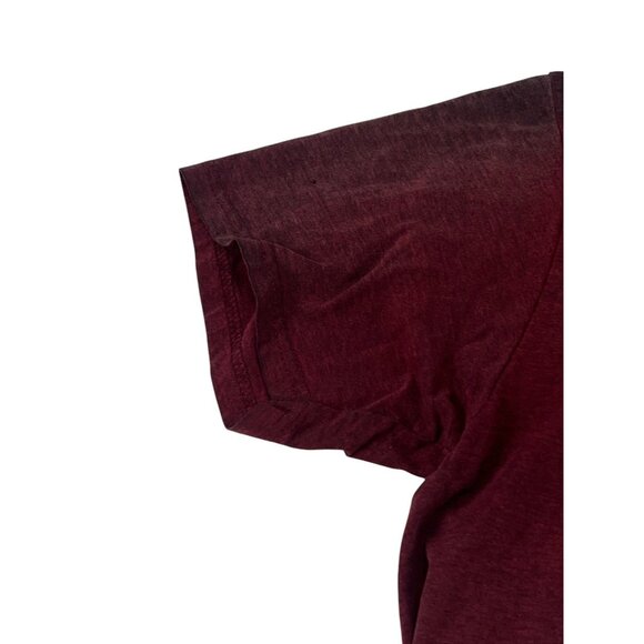 Marvel Deadpool Graphic T-Shirt Heather Red Crew Neck Short Sleeve Adult Size L - Picture 9 of 11